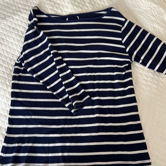 No ñame cotton striped navy and white shirt - Picture 1 of 1